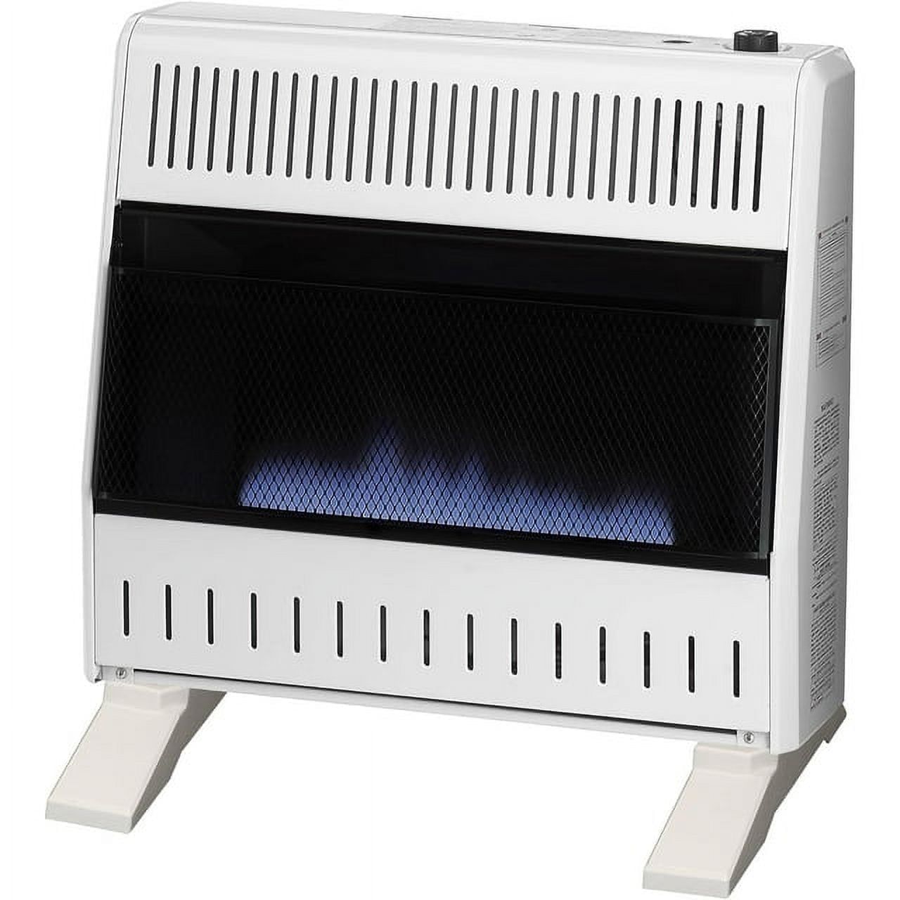 White Propane Convection Heater with Thermostat Control, 30,000 BTU