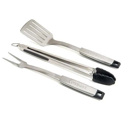 Professional Stainless Steel 3-Piece Barbecue Tool Set