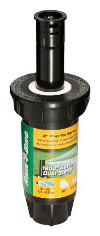 Efficient 2" Quarter-Circle Black Pop-Up Spray Head with Dual Nozzle