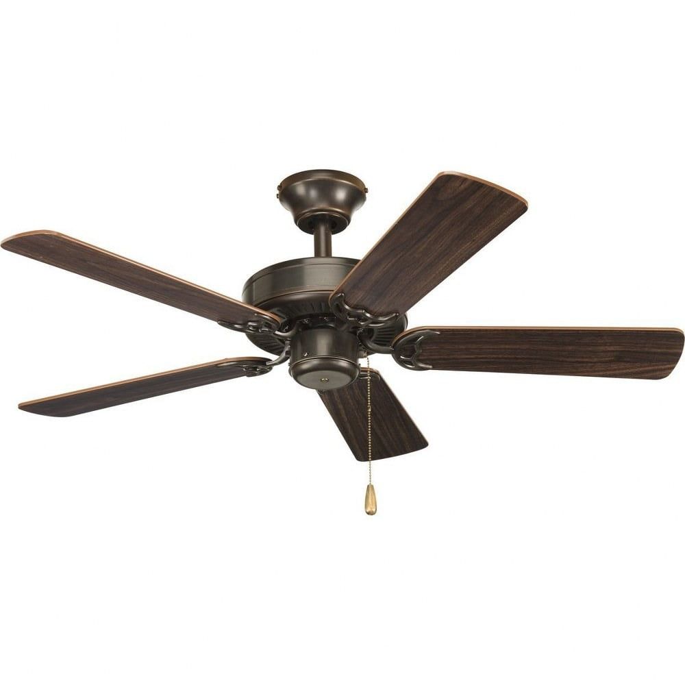 Antique Bronze 42" Ceiling Fan with Reversible Blades