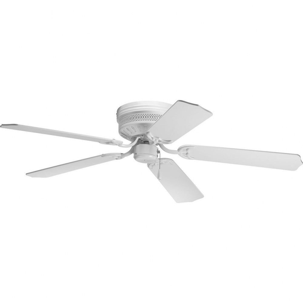 AirPro 52" White Low Profile Reversible Blade Ceiling Fan