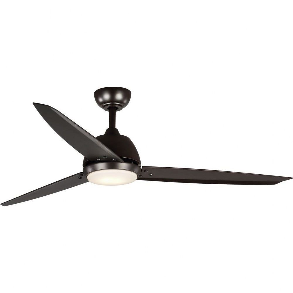 Oriole 60'' Bronze Ceiling Fan with LED Light and Remote