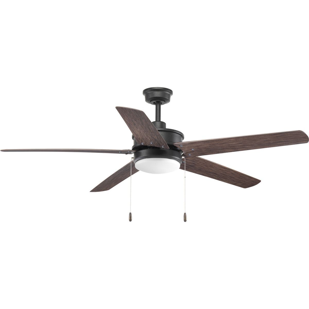 Whirl 60'' Forged Black Ceiling Fan with LED Light