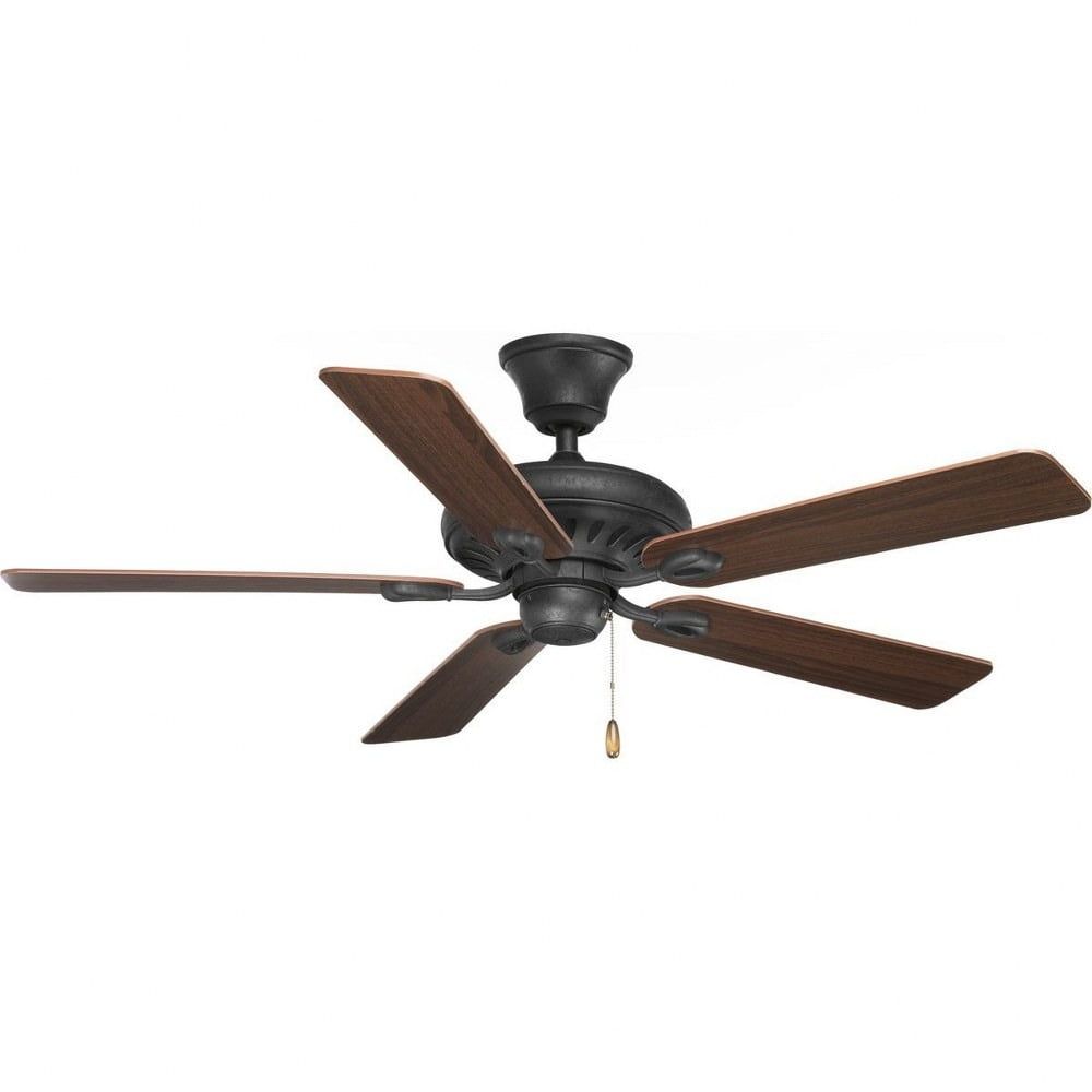 AirPro 52" Forged Black Ceiling Fan with Lighting