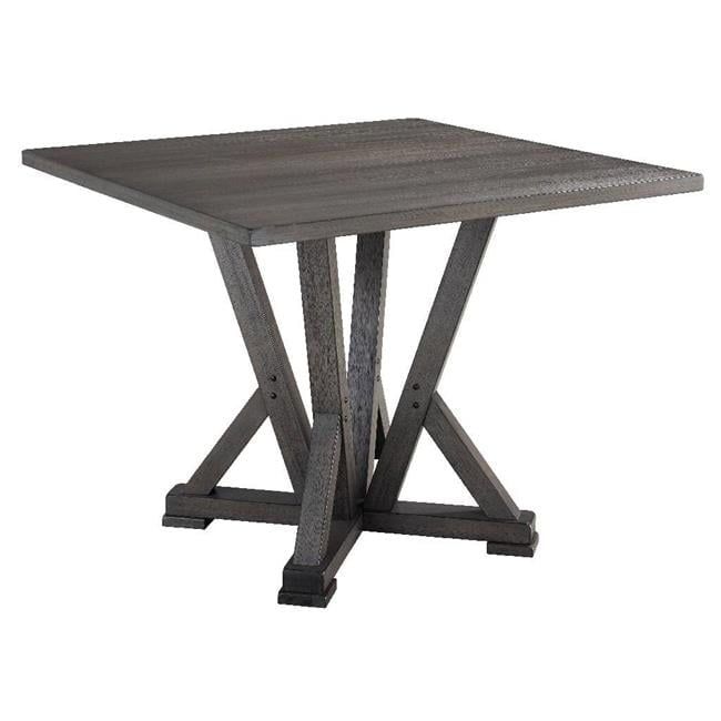 Harbor Gray Transitional Square Wood Counter Height Table