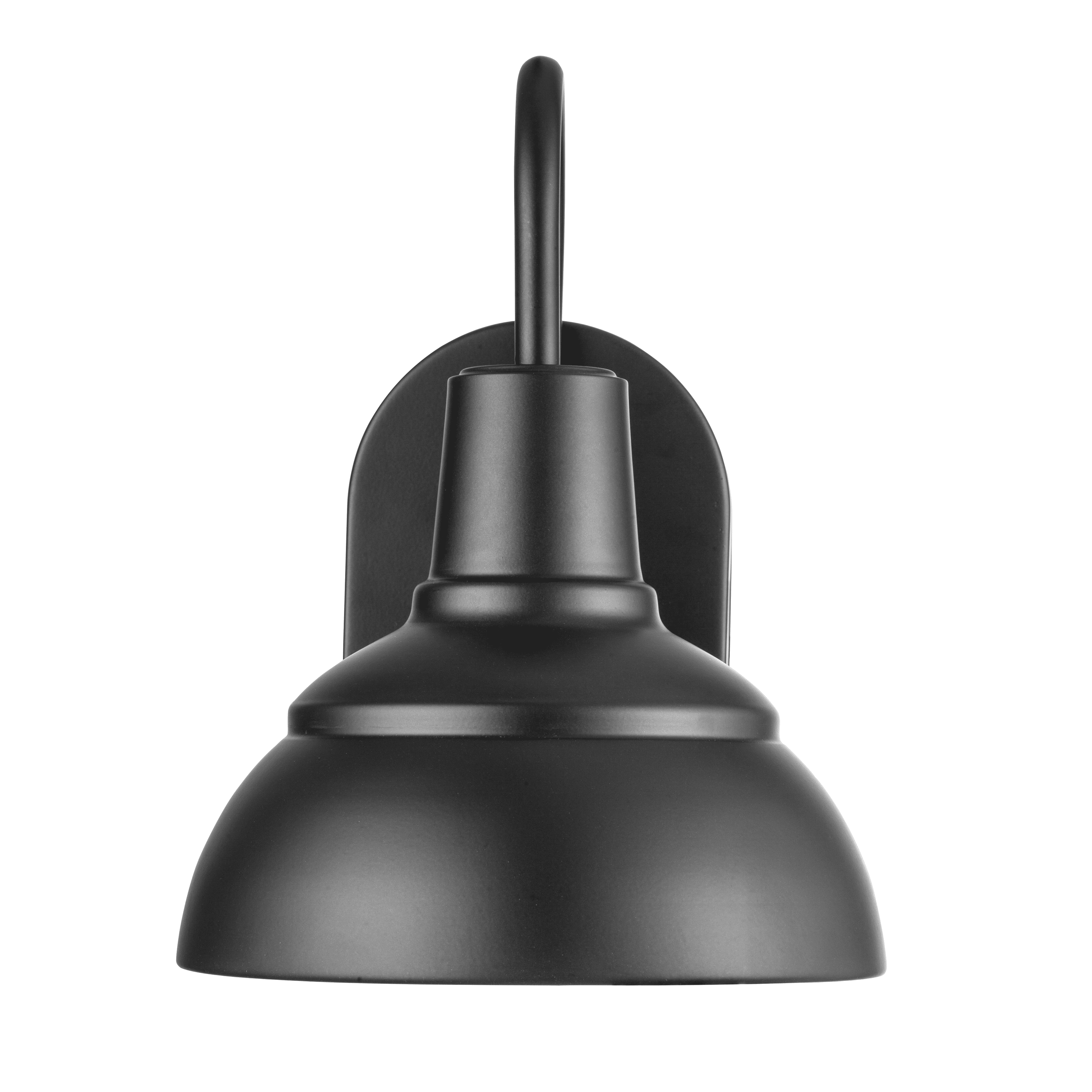 Brightondale Matte Black Farmhouse Outdoor LED Wall Sconce