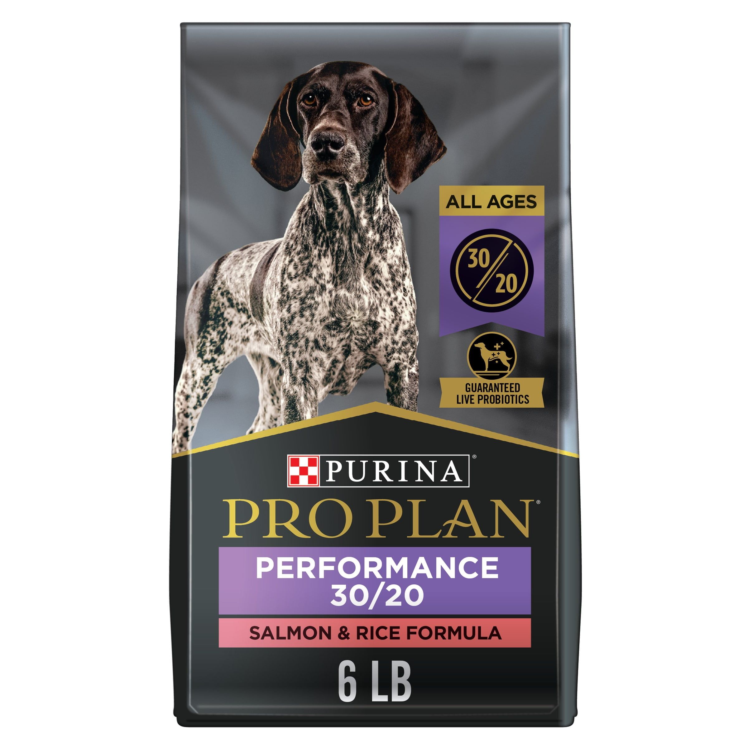 Purina Pro Plan Performance 30/20 Salmon & Rice Formula 6 lb Bag