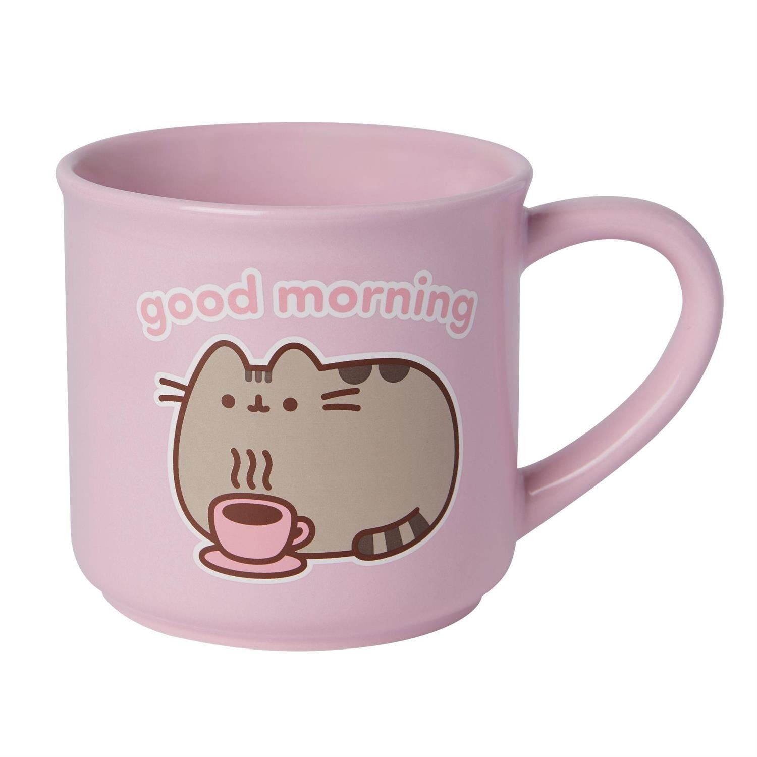 Pink Ceramic Pusheen Good Morning 18oz Mug