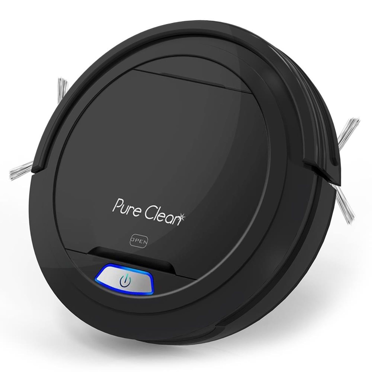 Black Cordless Smart Robot Vacuum with HEPA Filter