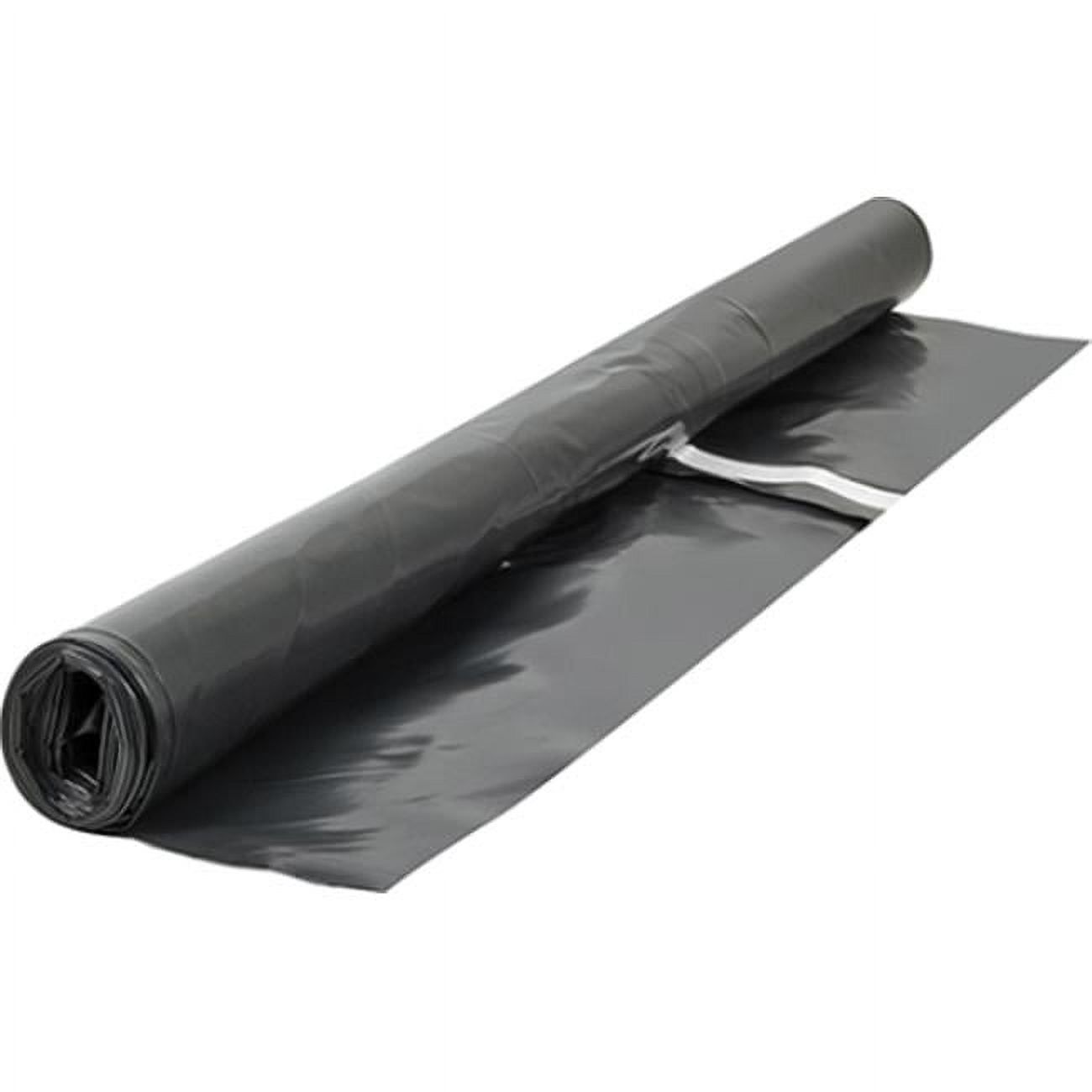 Black Polyethylene 10' x 12' Moisture Barrier Film Roll