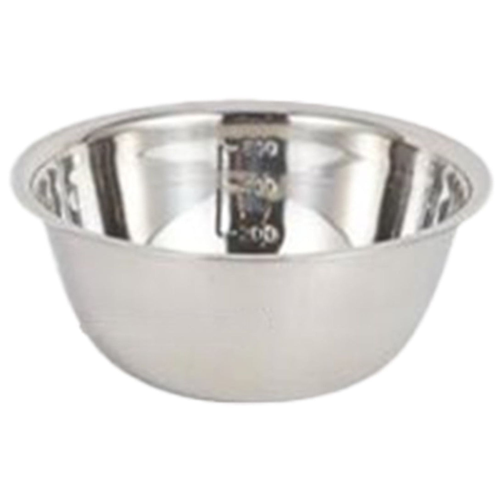 30 Quart Silver Stainless Steel Mixing Bowl with Mirror Finish