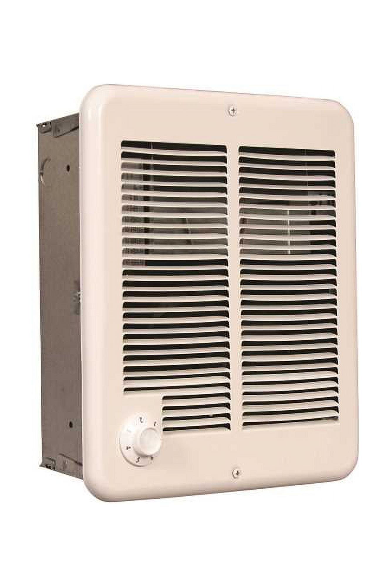 Northern White Electric Wall Heater with Thermostat and Automatic Shut-off