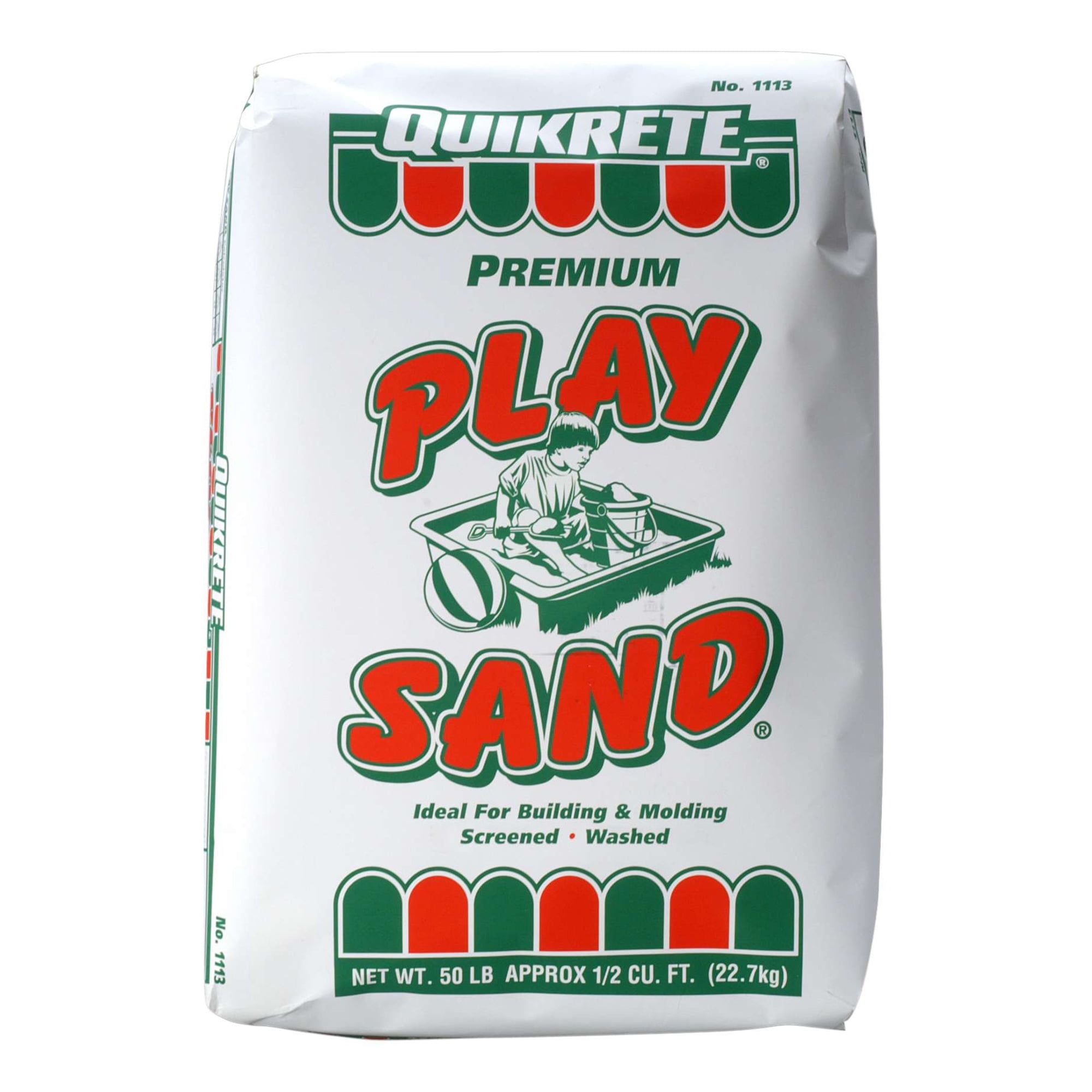 QUIKRETE Premium Washed Play Sand for Sandboxes, 50 Lb