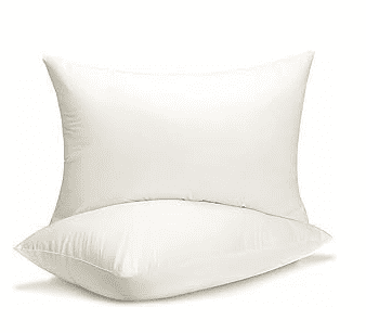 Queen Size White Down Alternative Bed Pillows - Set of 2