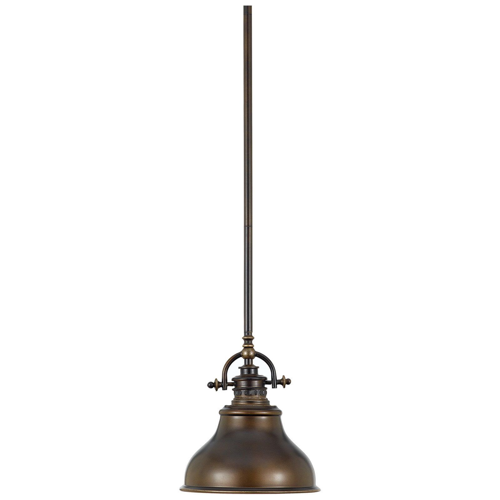 Palladian Bronze 8" Contemporary Mini Pendant Light