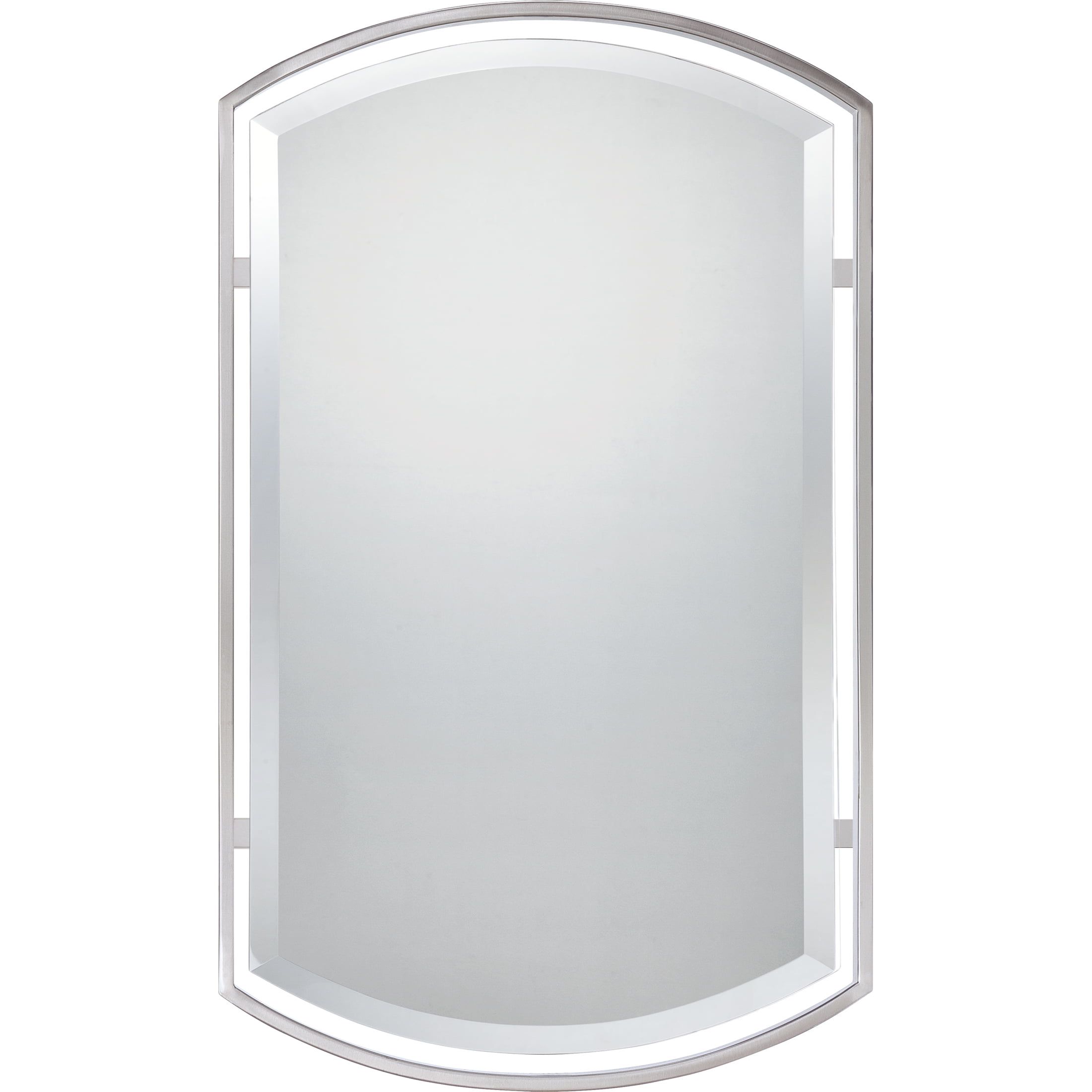 Breckenridge Transitional Brushed Nickel 35" Wall Mirror