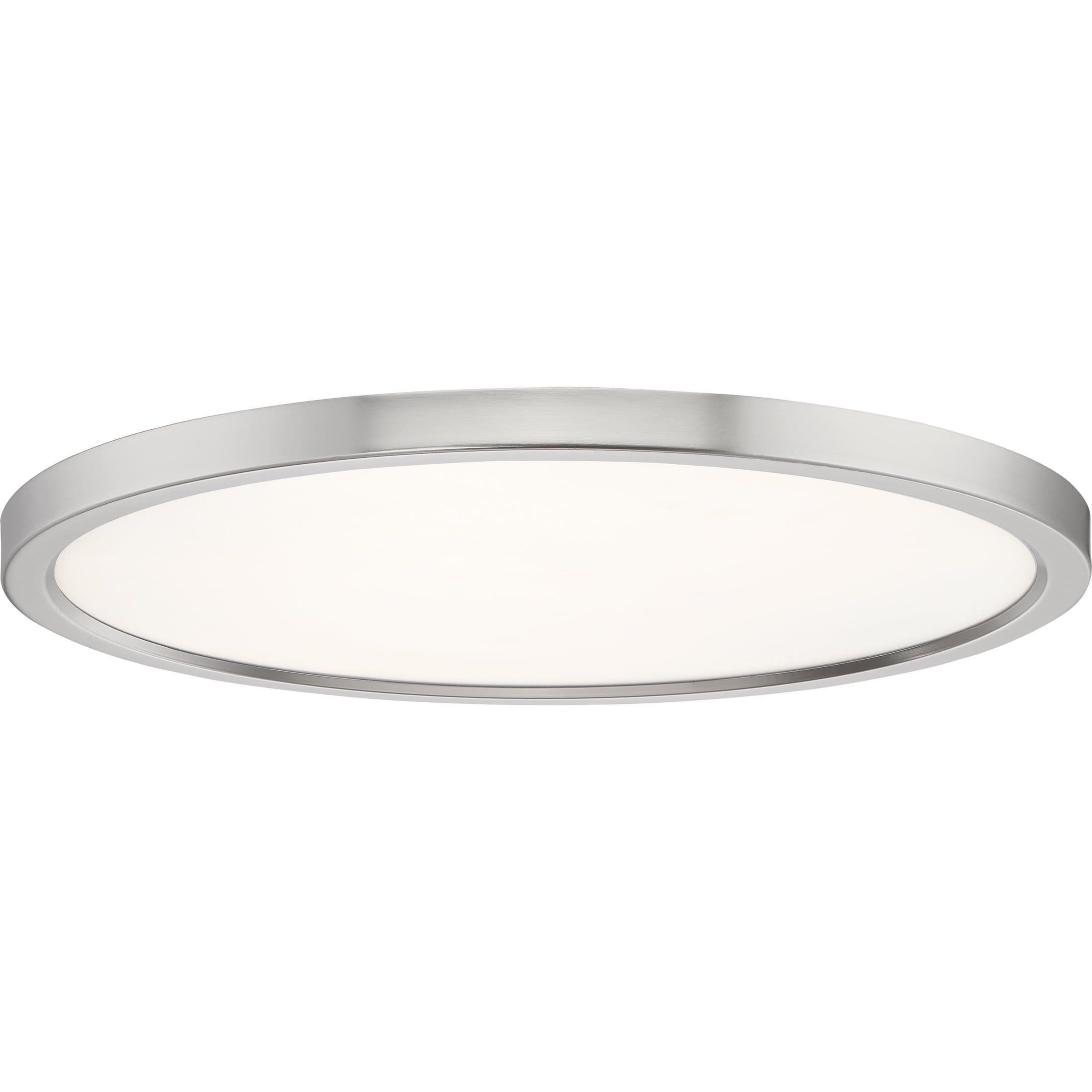 20" Brushed Nickel LED Flush Mount Ceiling Light