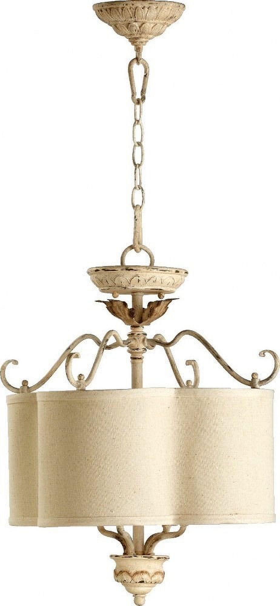 Salento Persian White 4-Light Transitional Dual Mount Pendant