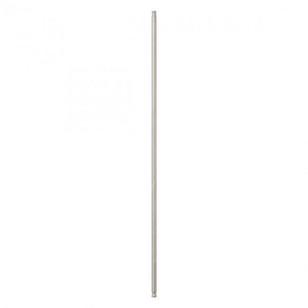 Brushed Nickel 48-Inch Steel Extension Rod