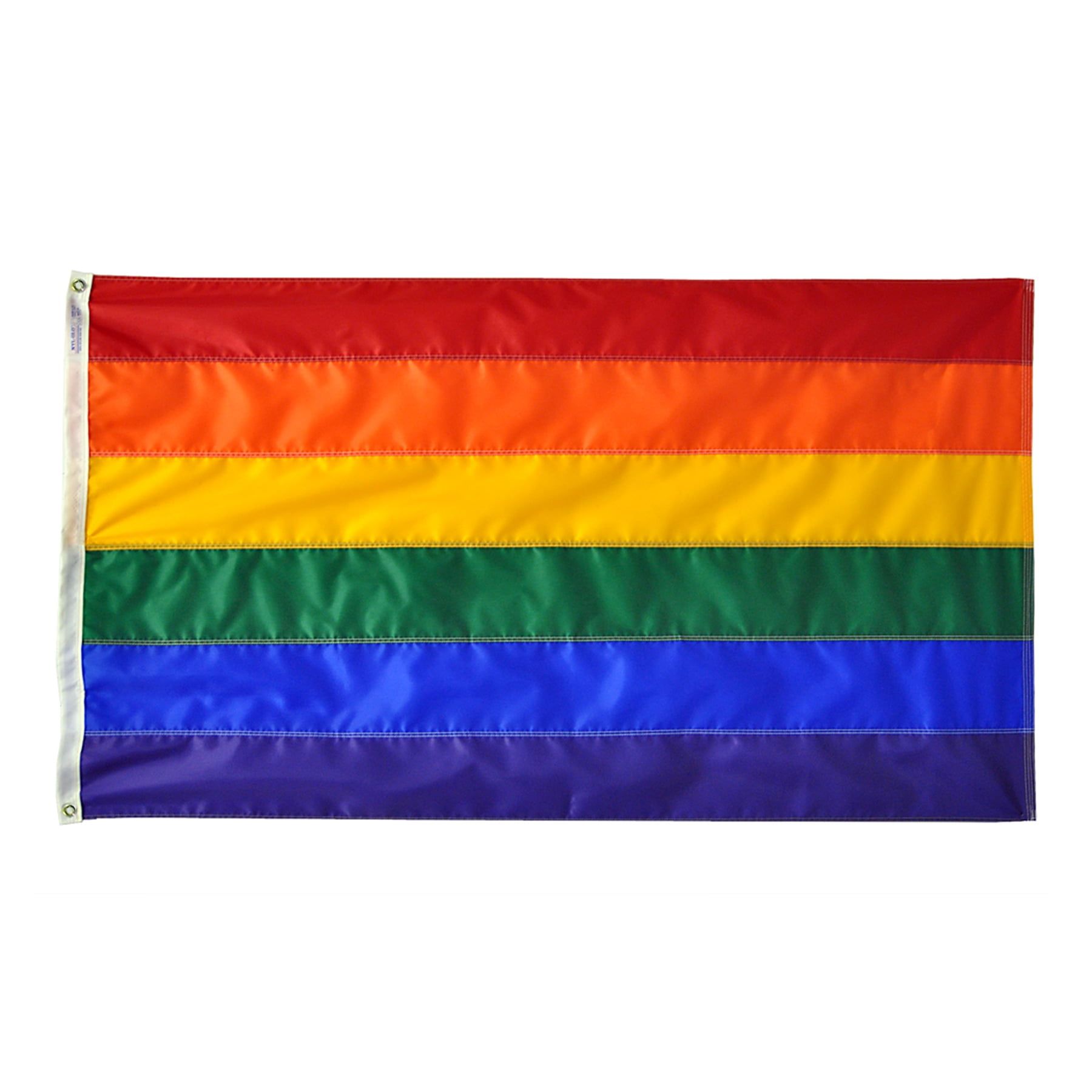 Rainbow Pride Flag 3x5 Feet Nylon with Brass Grommets