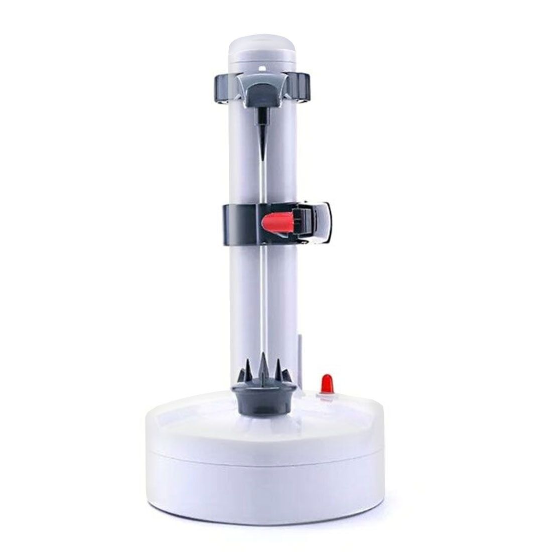 White Electric Automatic Fruit and Vegetable Peeler