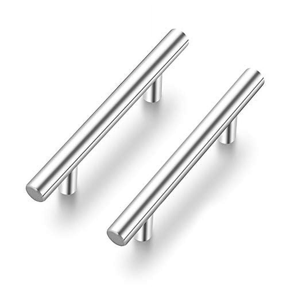 Brushed Nickel 5'' Stainless Steel Cabinet Bar Pulls, Set of 10