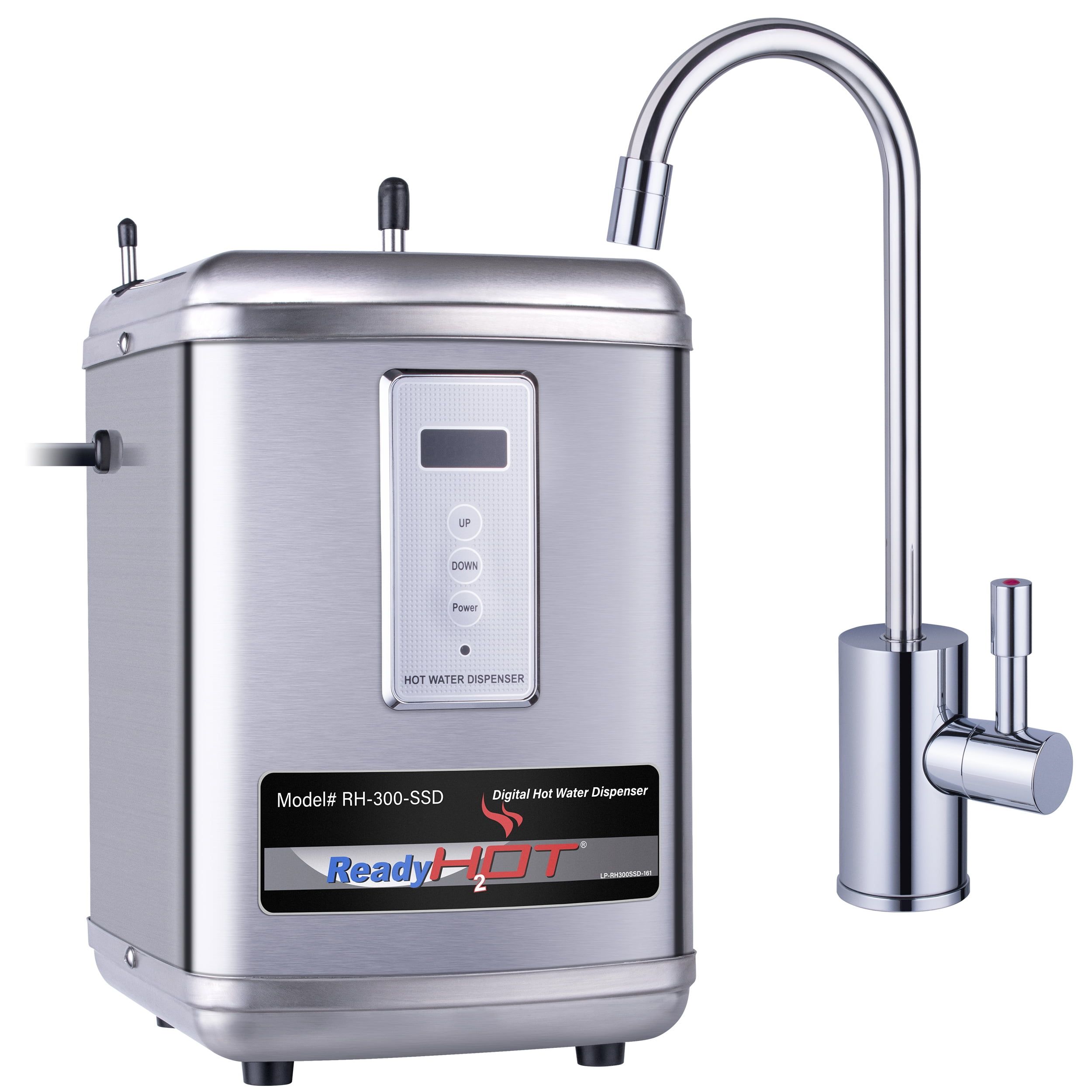 Digital Stainless Steel Instant Hot Water Dispenser with Chrome Faucet