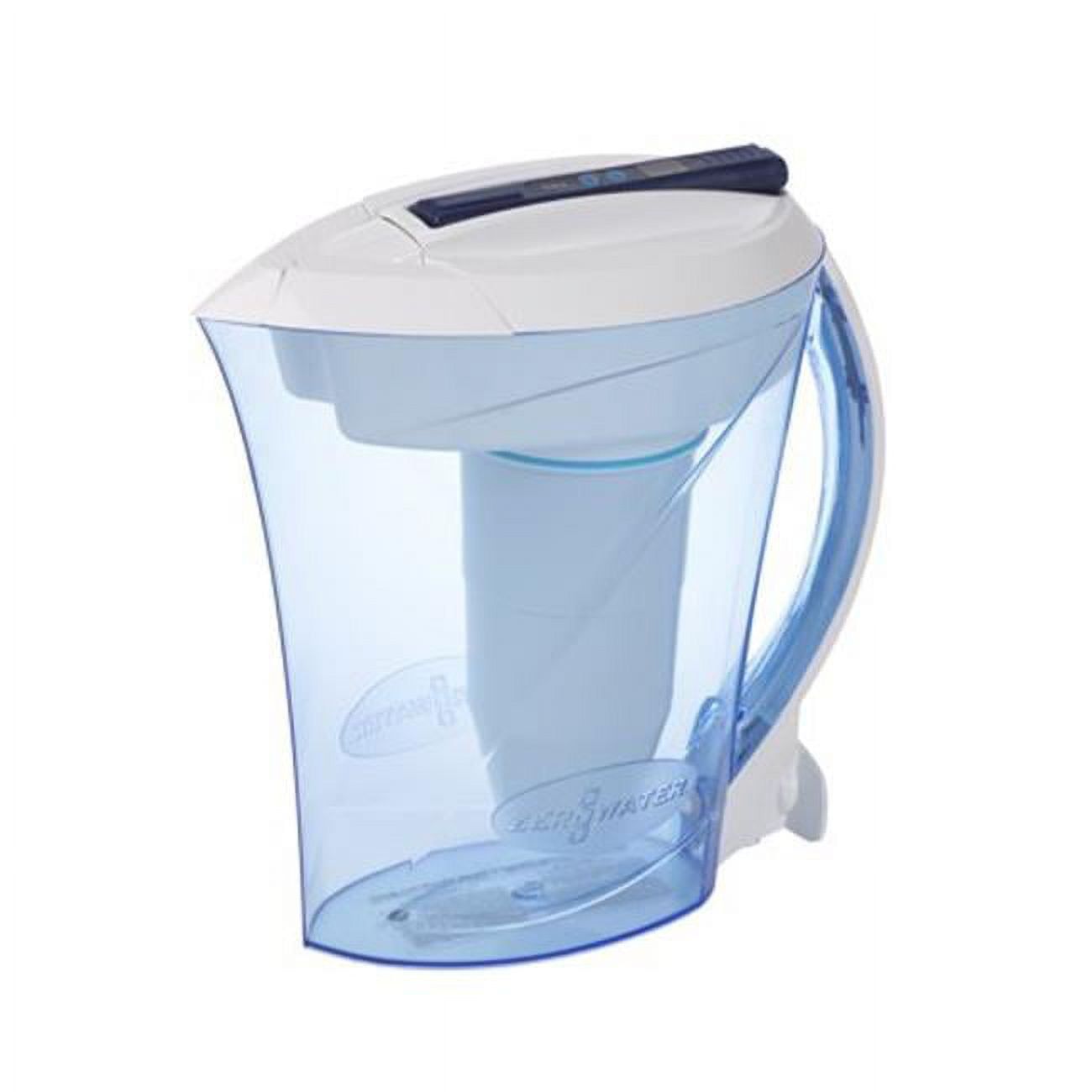 ZeroWater 10-Cup Blue and White Water Filtration Pitcher