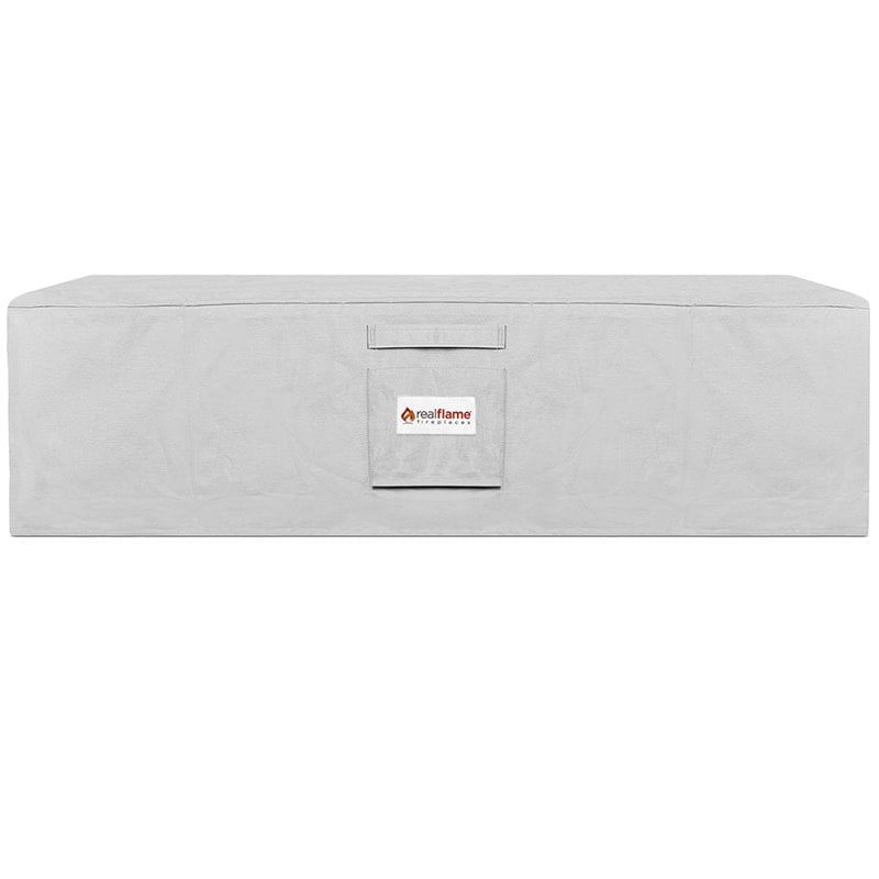 Light Gray Polyester Fire Pit Protective Cover