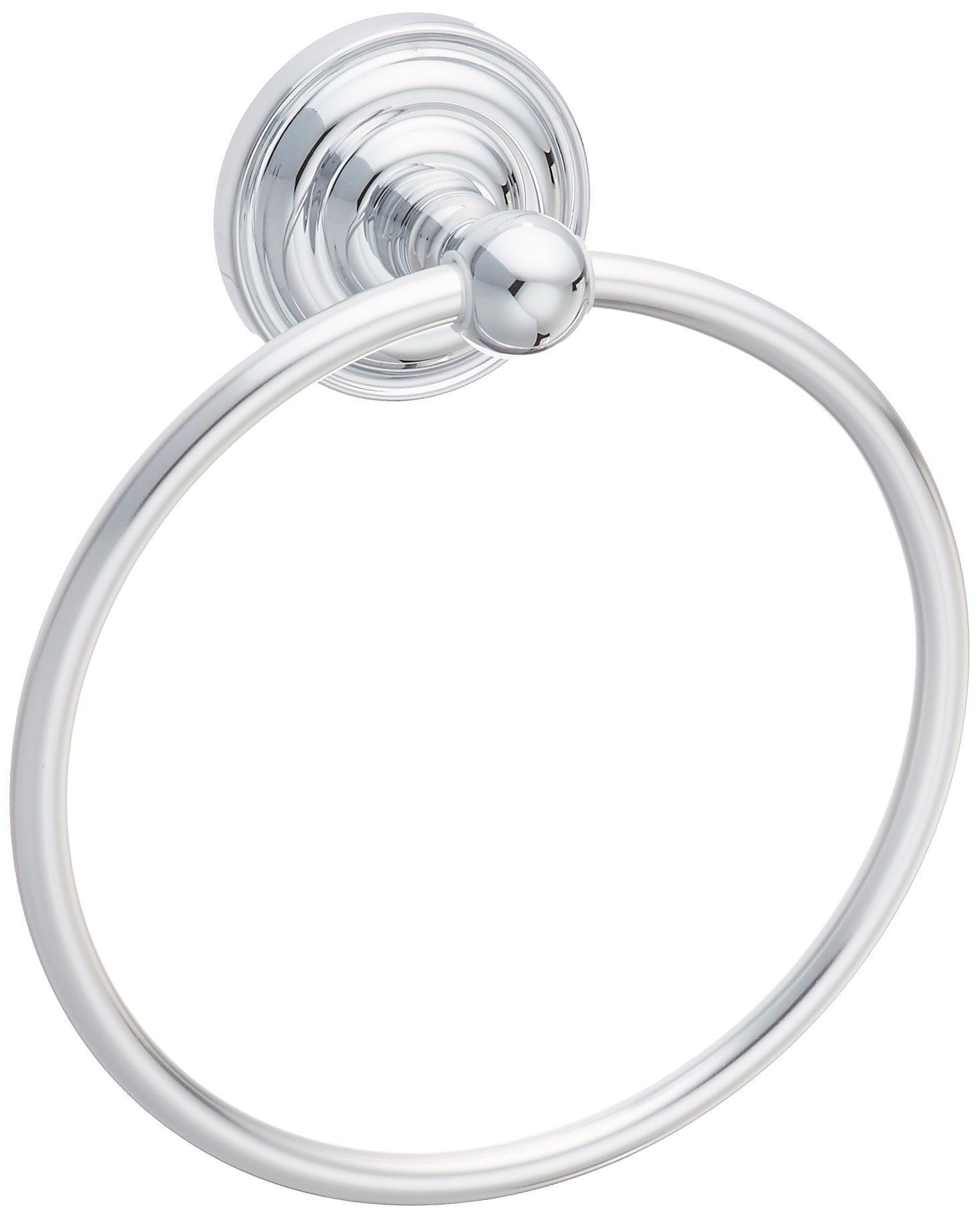 Redmond Polished Chrome Traditional Towel Ring