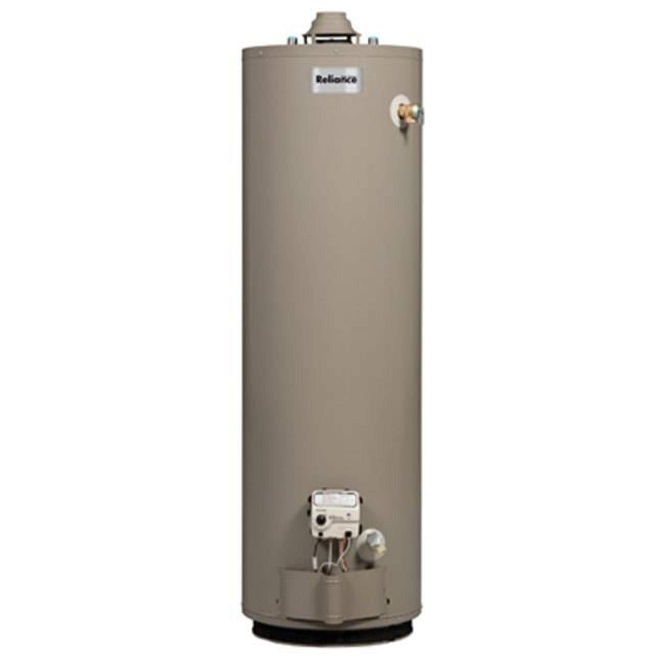 Reliance 50 Gallon Natural Gas Water Heater with Self-Cleaning Feature