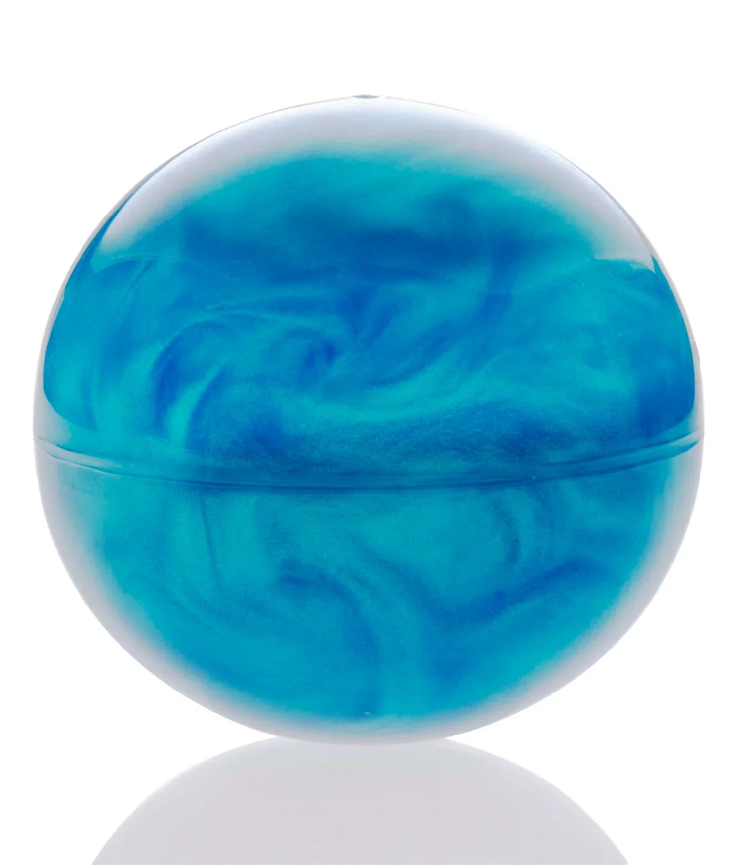 Blue Rheoscopic Fluid Planet Sphere