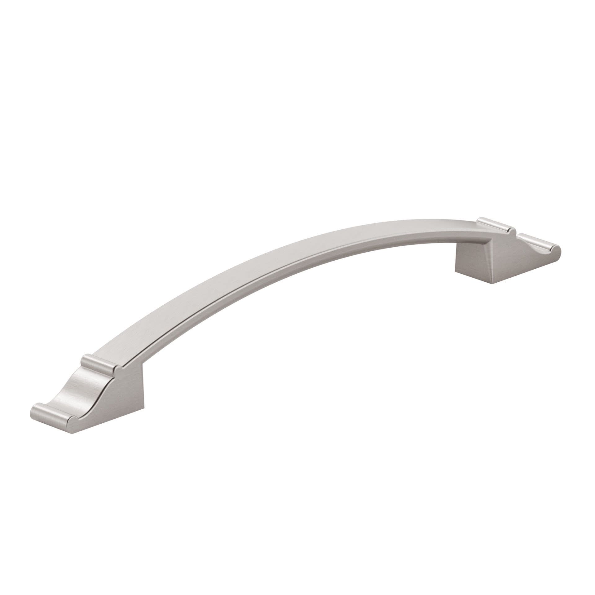 Brushed Nickel 8.7" Traditional Arch Cabinet Pull