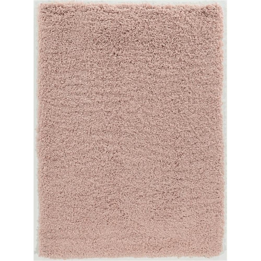 Blush Tufted Handmade Shag 5' x 7' Area Rug