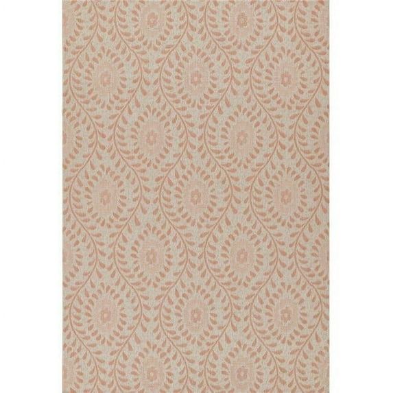 Coral Rectangular Tufted Synthetic Indoor/Outdoor Rug 3 ft 3 in x 5 ft