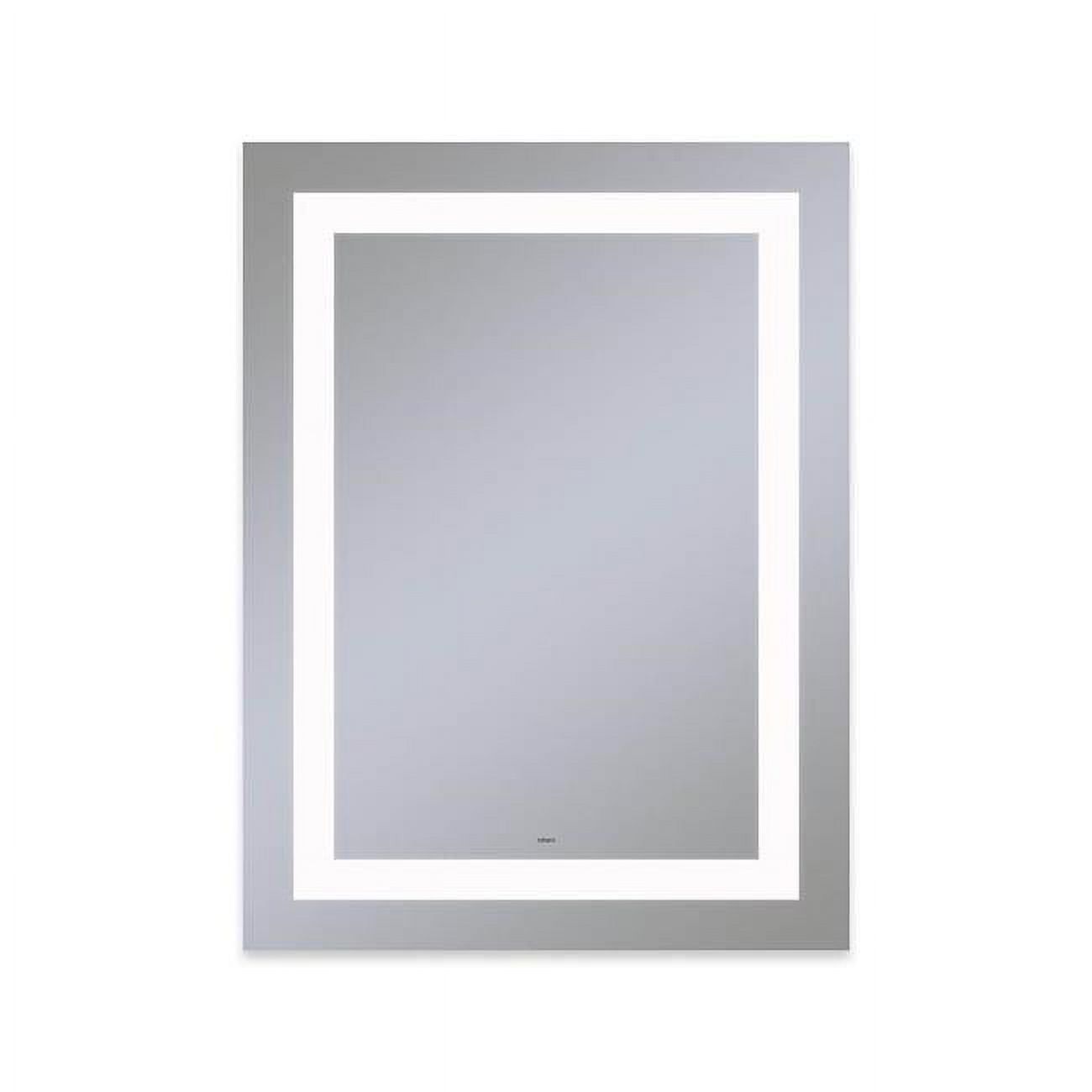 Modern Frameless Lighted Fog-Free Rectangular Mirror 30" x 40"