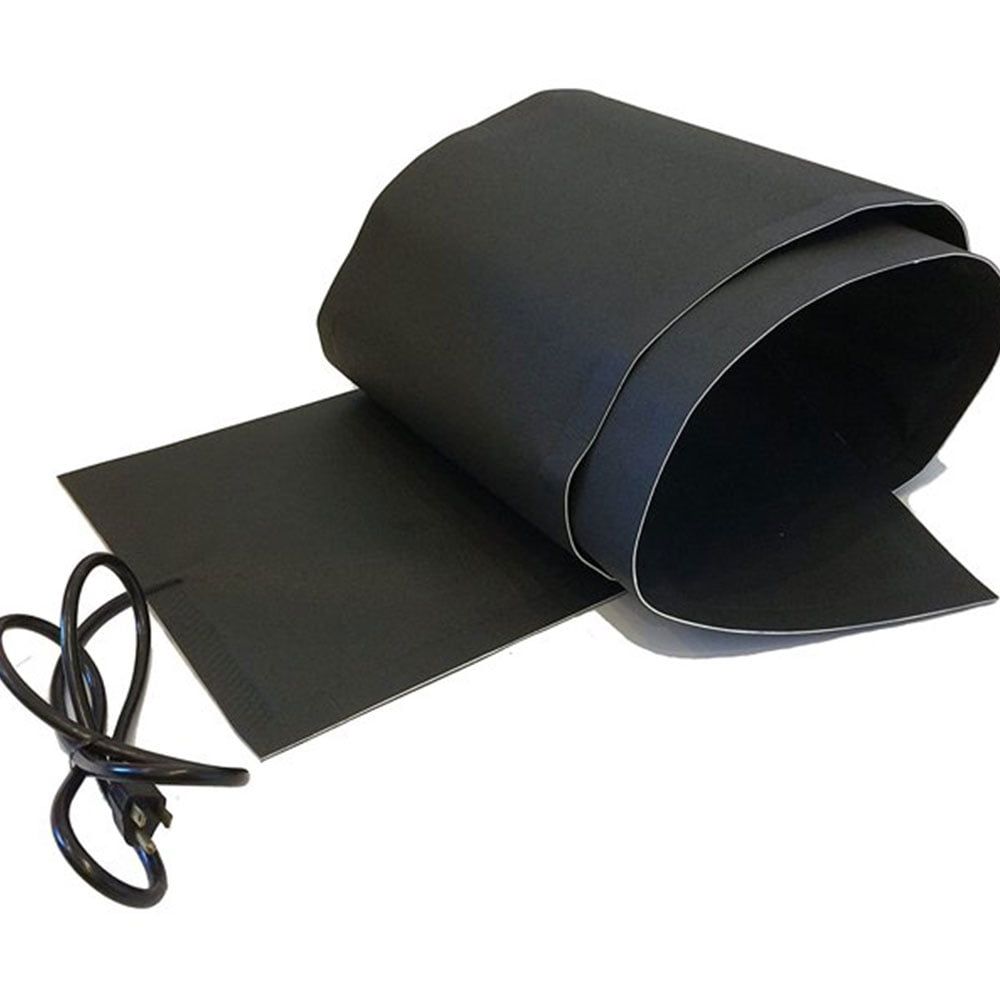 Black Roof and Valley Snow Melting Mat, 10' x 13"