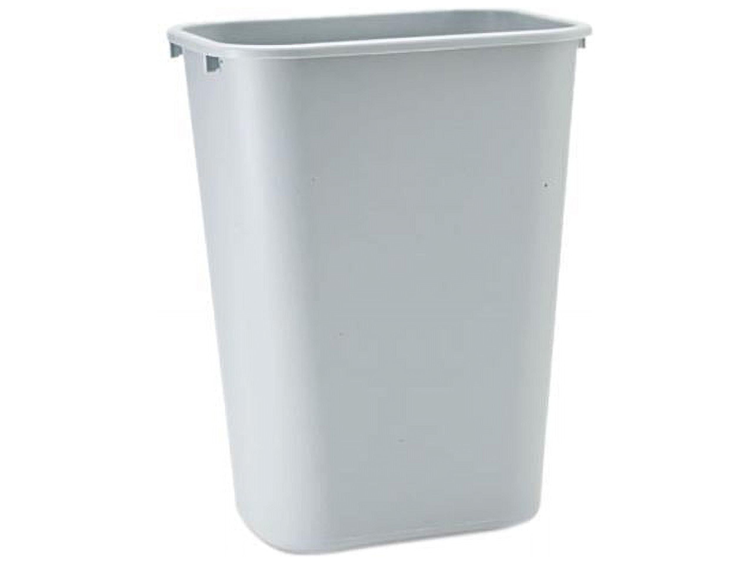 Gray 10.3 Gal Plastic Office Waste Basket