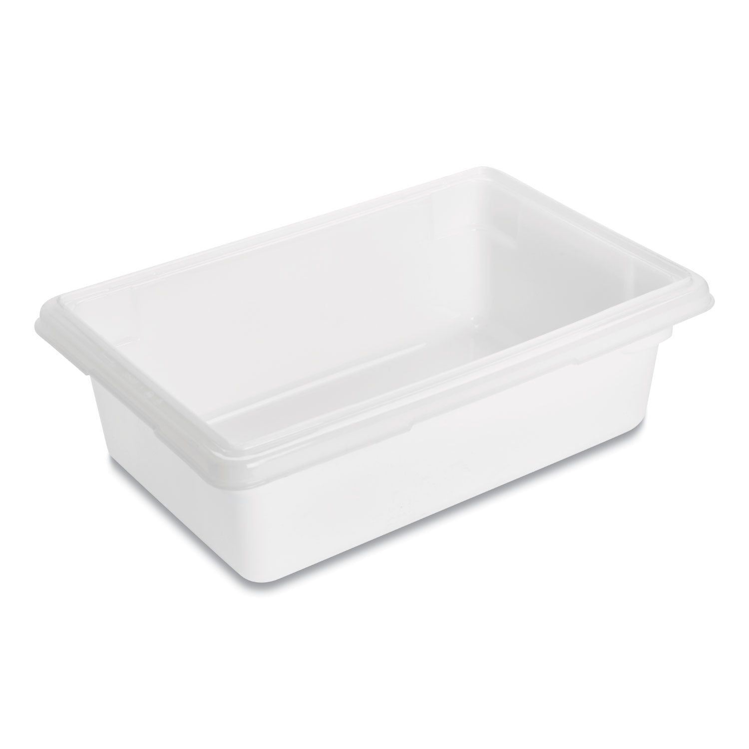 White 3.5 Gallon Plastic Food Storage Box