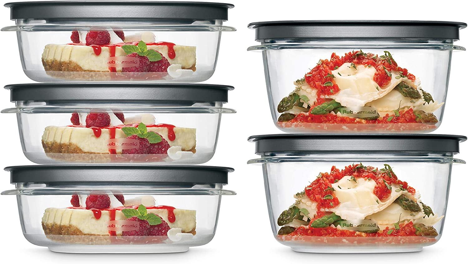 Premier Clear Plastic Meal Prep Food Storage Set