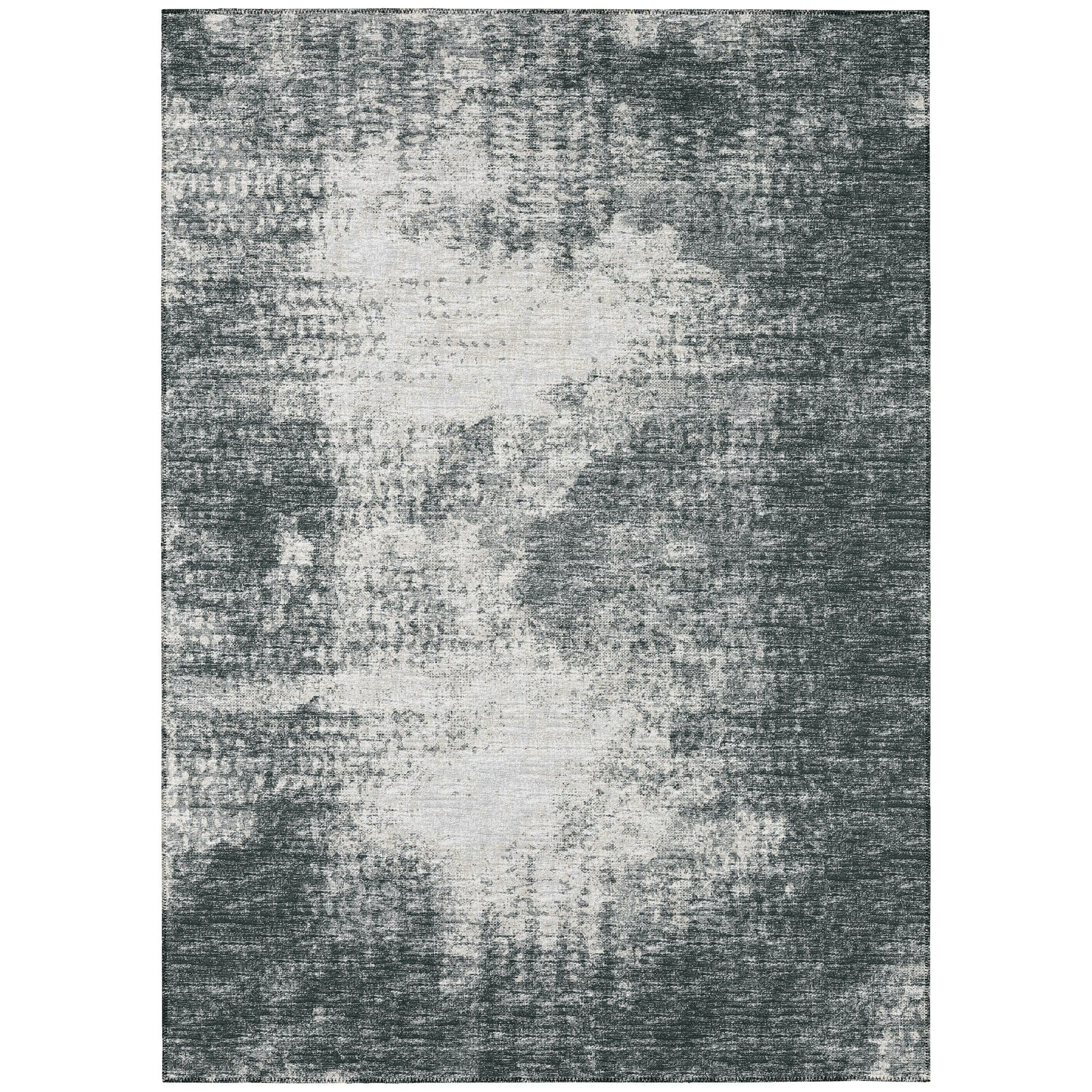 Addison Rylee UV Stabilized Black 3' x 5' Outdoor Area Rug