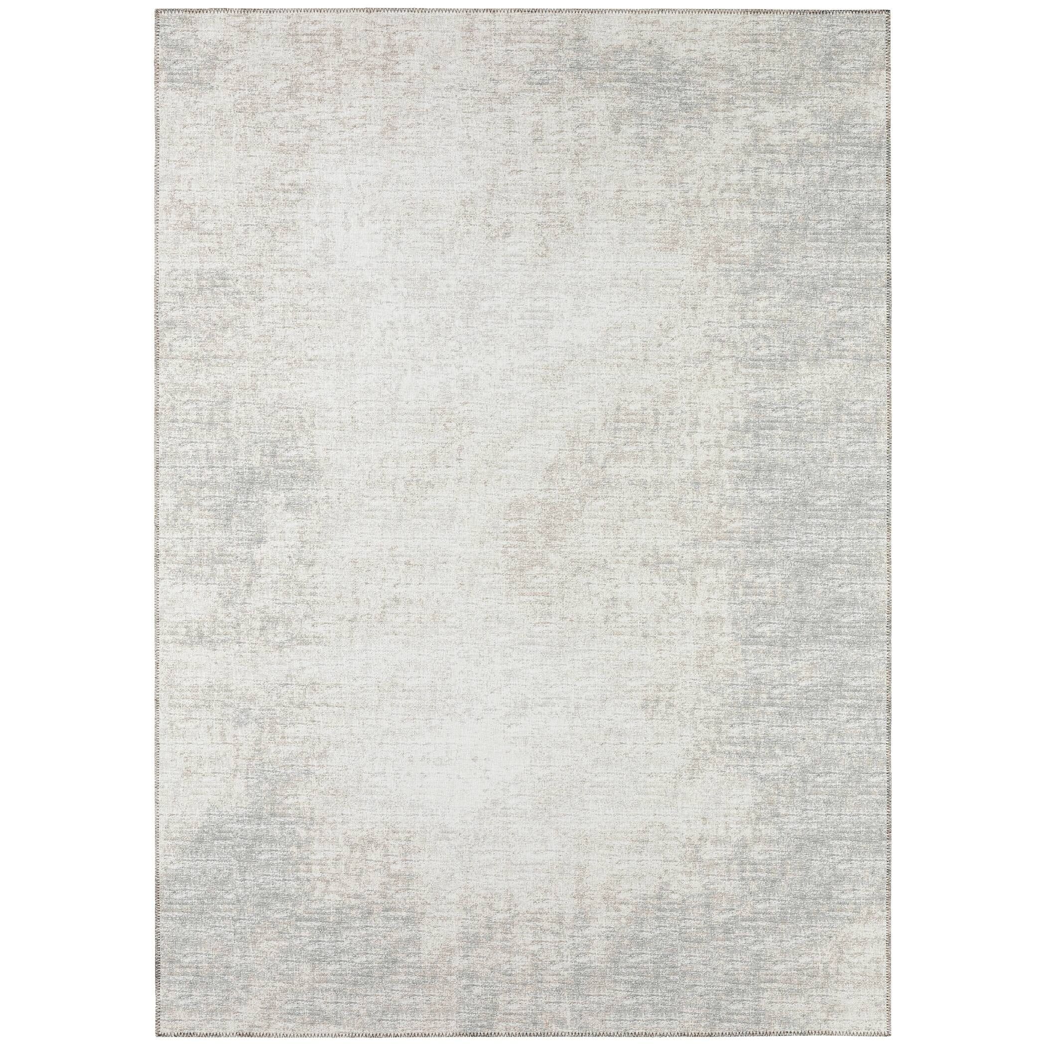 Rylee Gray Flat Woven Non-Skid 10' x 14' Area Rug