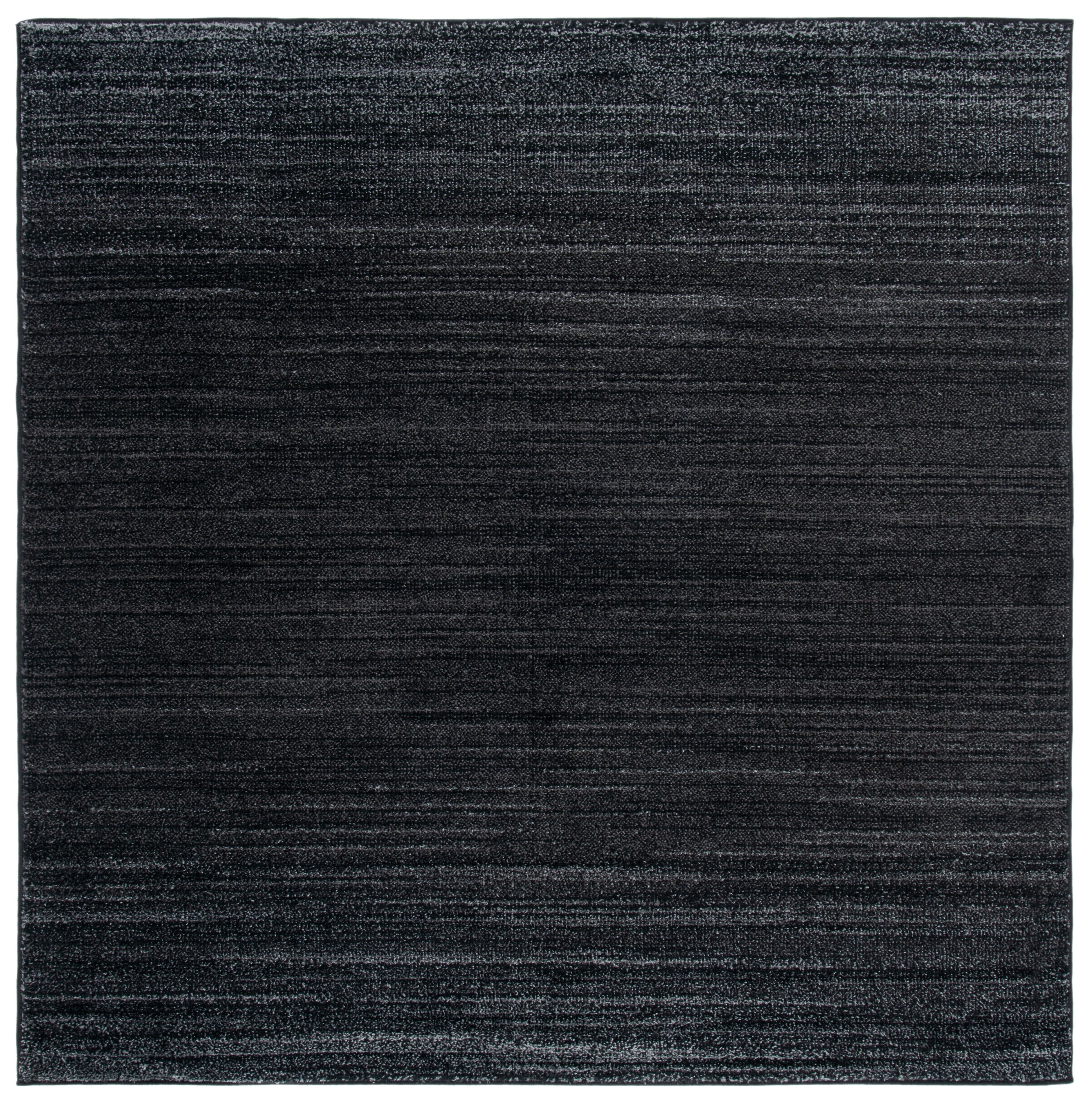 Adirondack Black and Gray Abstract Square Area Rug