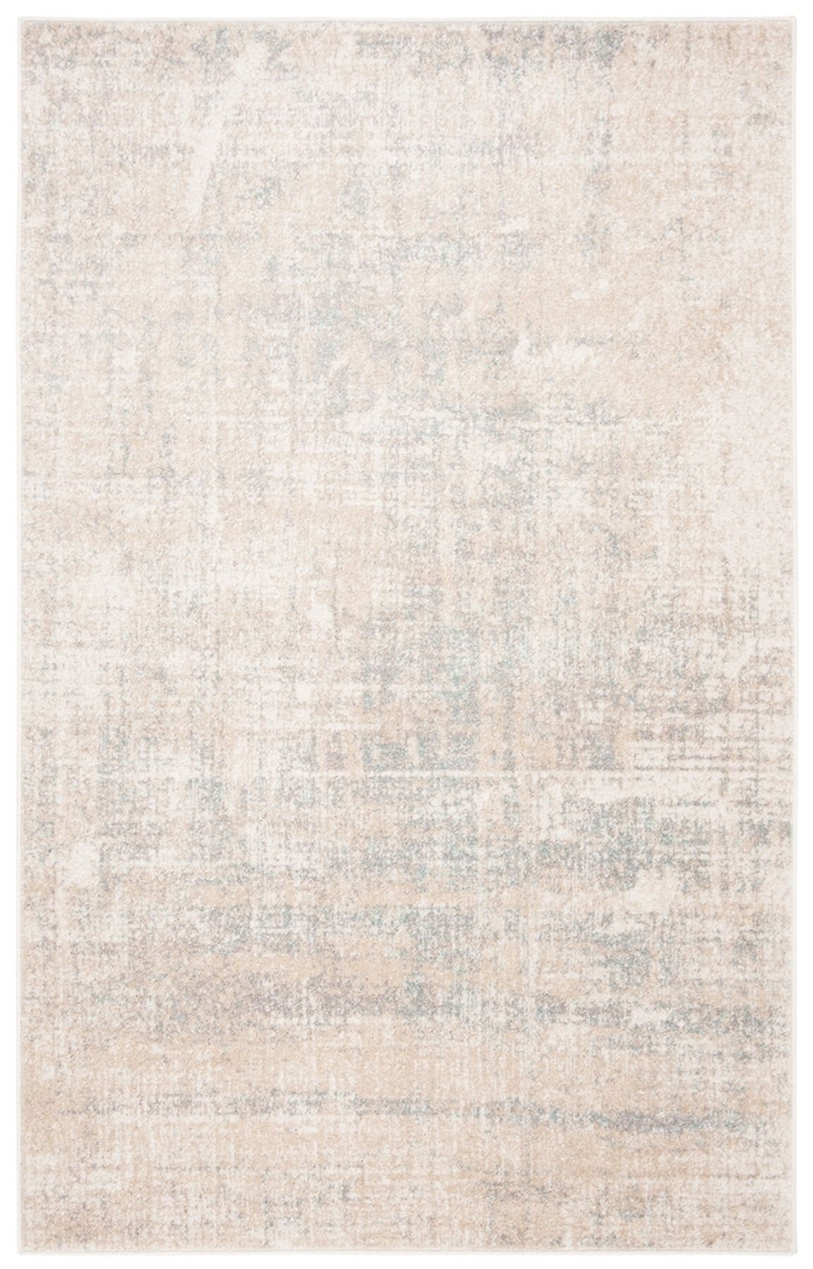 Gray Washable Reversible 9' x 12' Synthetic Area Rug