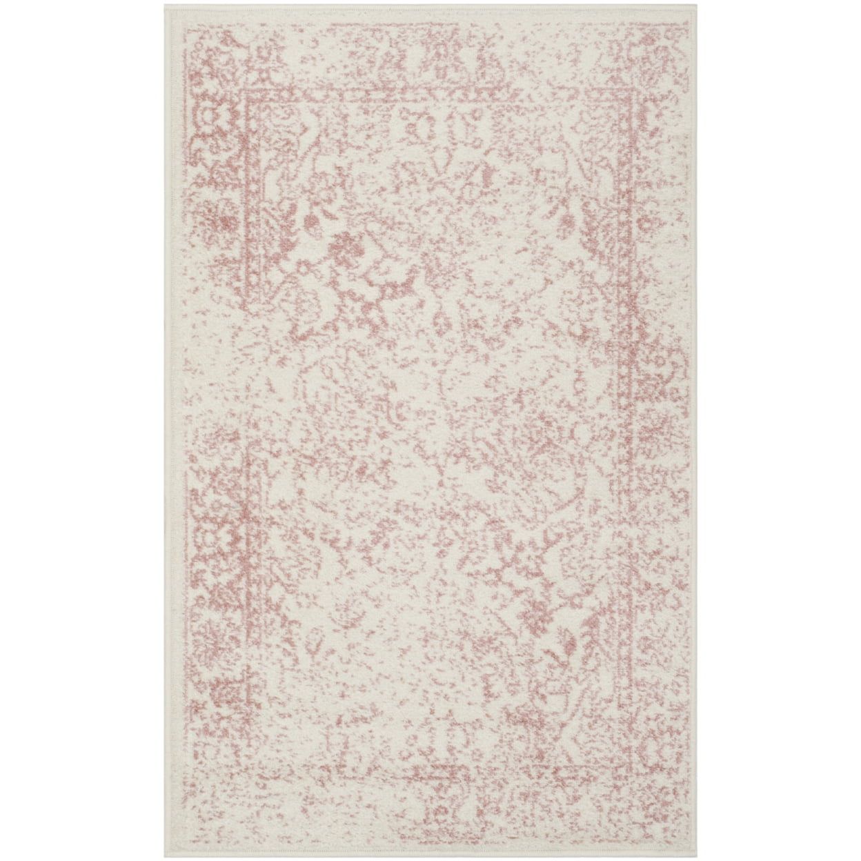 Ivory & Rose Oriental Distressed 30" Synthetic Accent Rug