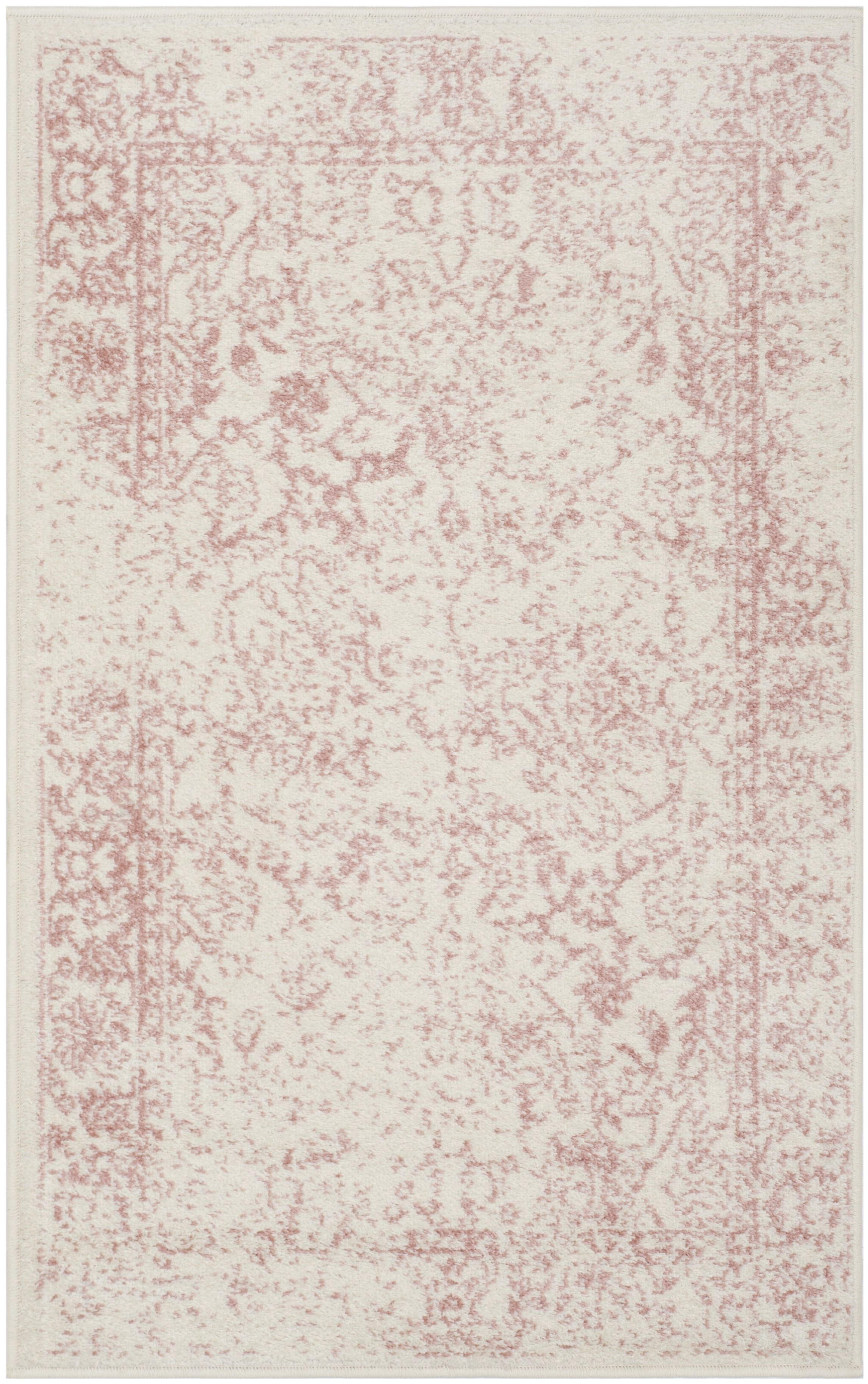 Ivory & Rose Oriental Distressed 30" Synthetic Accent Rug