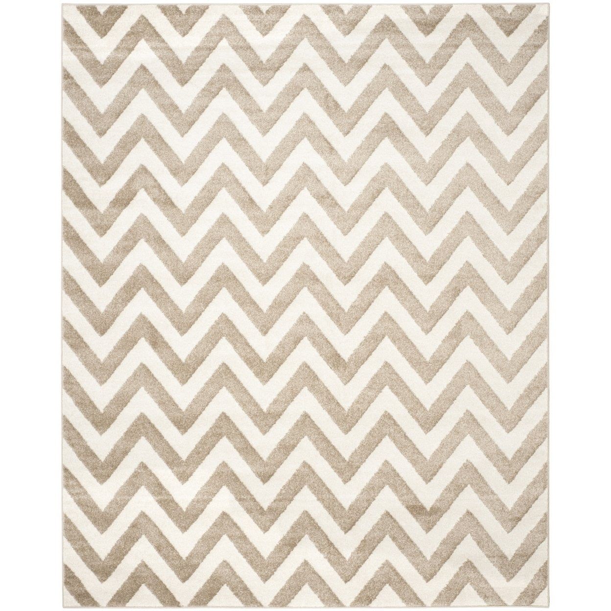 Amherst Wheat & Beige Geometric Synthetic 30" Area Rug
