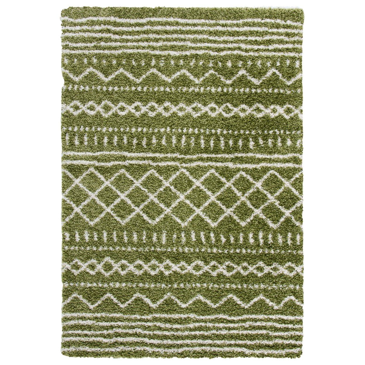 Ivory Bliss 4' x 6' Rectangular Non-Slip Shag Rug