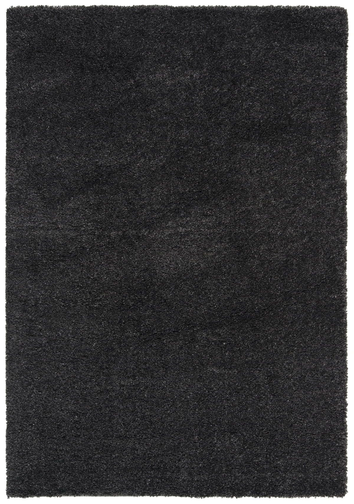 Charcoal Luxe Shag 62" Washable Area Rug with Easy Care