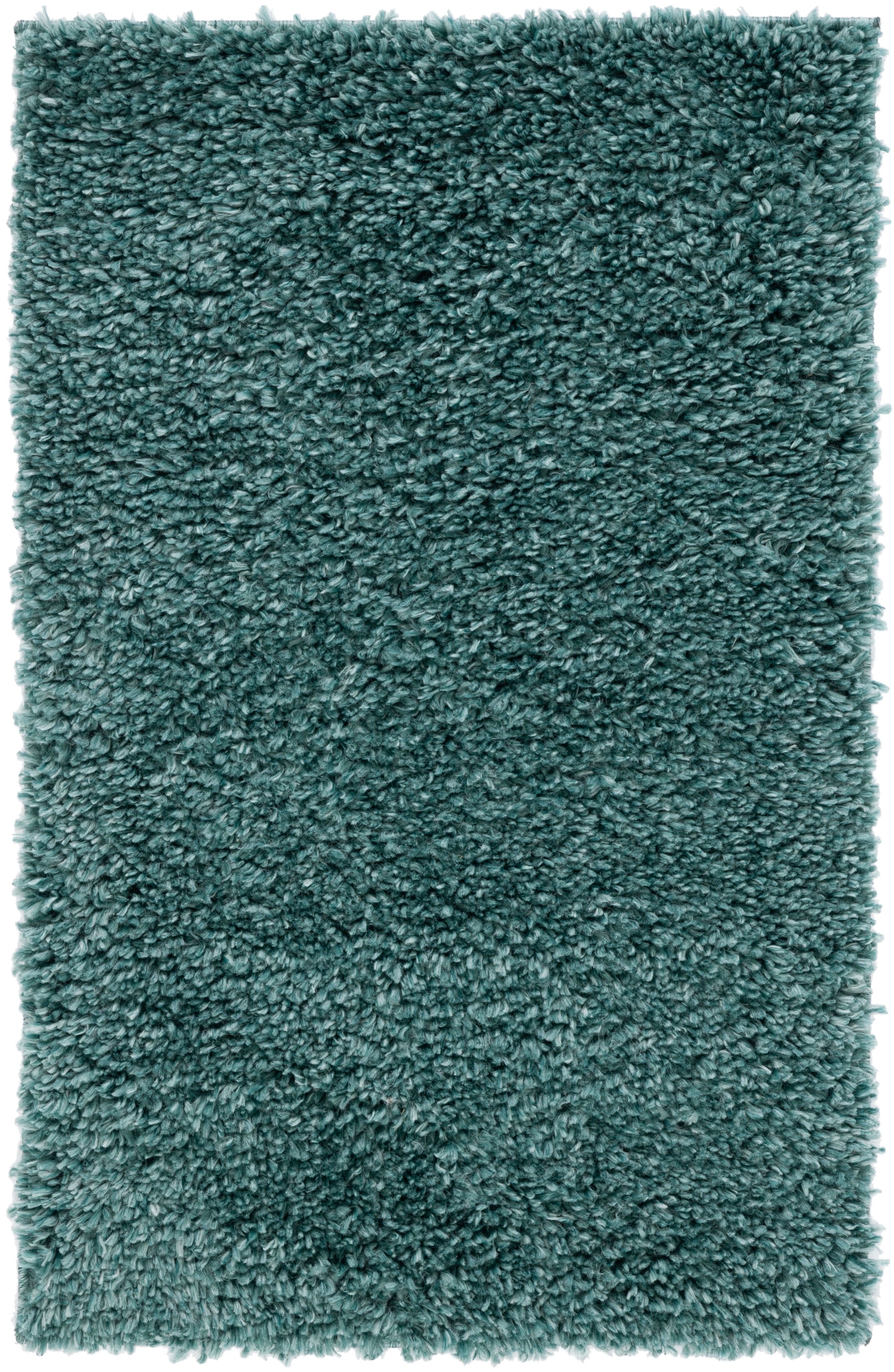 August Green Synthetic Shag 3' x 5' Area Rug
